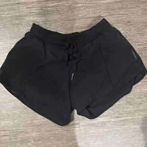 Black lululemon shorts. Size 4.
